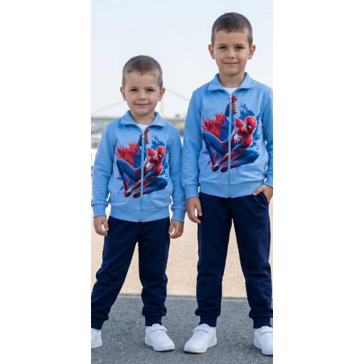 Комплект плътен 2 части (с/д) Спайдърмен в синьо