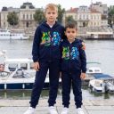 Комплект плътен 2 части (с/д) Майнкрафт в тънмосиньо