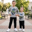 Комплект тънък 2 части (б/д) джипове офроуд в сиво