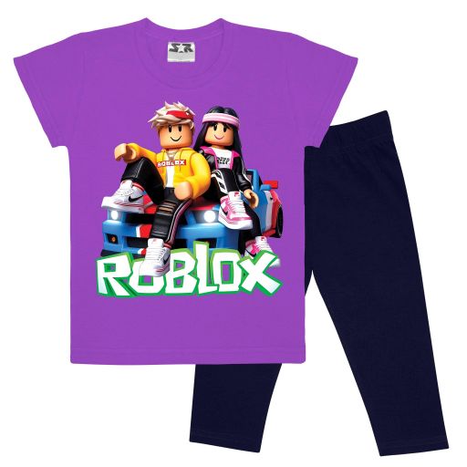 Комбинация 2 части (т/к) ROBLOX във виолетово