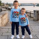 Комплект тънък 2 части (б/д) Пламъчко в синьо