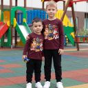 Комплект тънък 2 части (б/д) Пес Патрул бордо