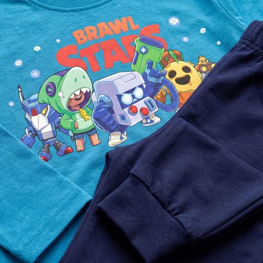 Комплект тънък 2 части (б/д) Brawl Stars синьо