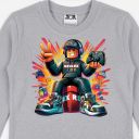 Блуза тънка ROBLOX в сиво