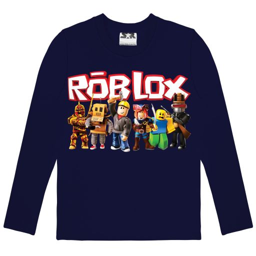 Блуза тънка ROBLOX в тъмносиньо