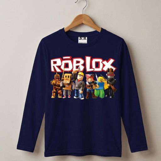 Блуза тънка ROBLOX в тъмносиньо