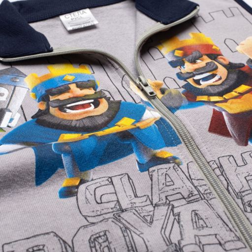 Топъл сив елек Clash Royale за хладните есенни и зимни дни