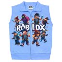 Детски плътен елек Roblox в синьо