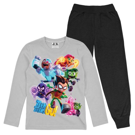 Сив детски комплект с герои от Teen Titans Go