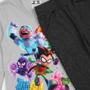 Детски комплект супергерои Teen Titans Go в сиво