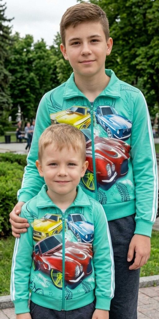 Детски суичър с дълъг ръкав Хот Уилс в свежо ментово