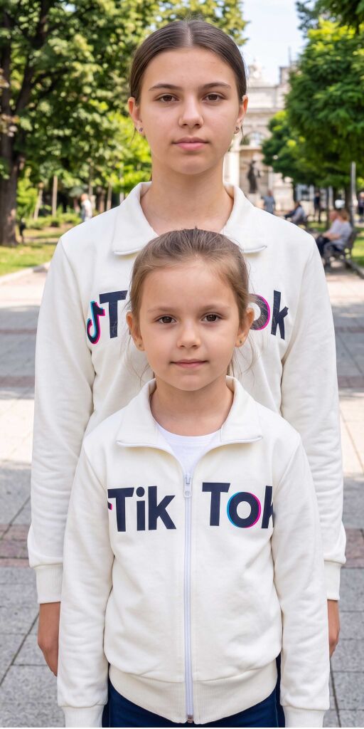 Суичър плътен ТикТок в екрю