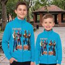Детски суичър с Фортнайт в наситеносин цвят