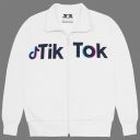 Суичър плътен ТикТок в екрю