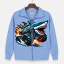 Суичър с Monster Trucks за малки автомобилни фенове