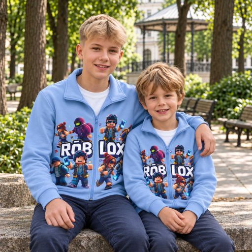 Този детски суичър Roblox е създаден за активните малчугани, които не спират да откриват нови светове