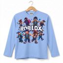 Синя блуза с Roblox герои – детска мода от Стела-Русе