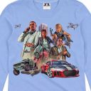 Синя блуза за деца с дизайн GTA