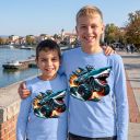Блуза с дълъг ръкав Hot Wheels Monster Trucks за момче