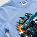 Блуза Hot Wheels с акула и чудовищен камион за дете