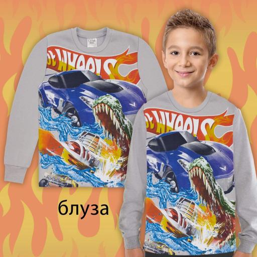 Блуза дебела вата Хот Уилс в сиво